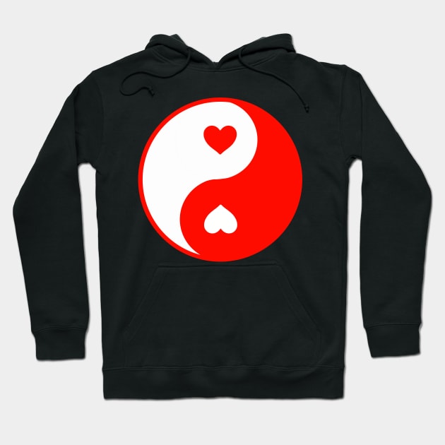 Heart Yin-Yang Hoodie by tabslabred